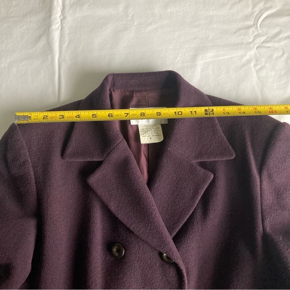Vintage JAX Wool Cashmere Blend Classic Coat Size 6 - Picture 14 of 16